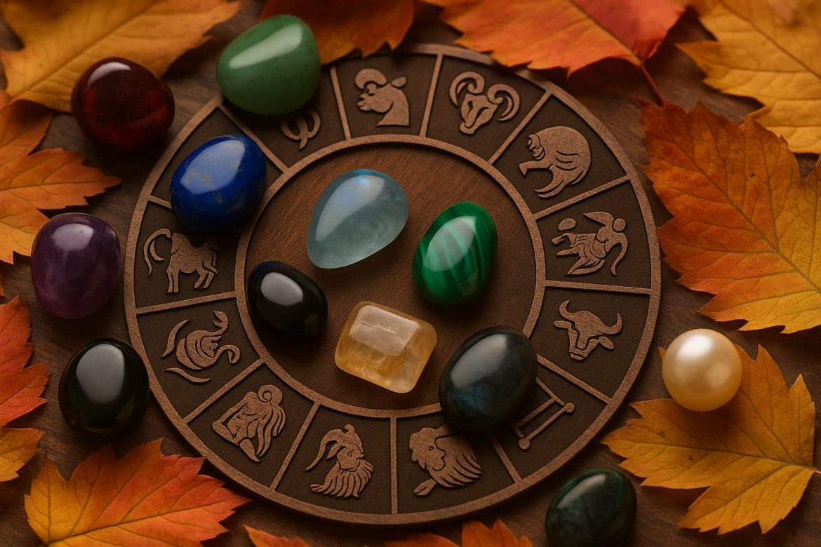 Kamienie-amu­lety dla każdego znaku zodiaku jesienią 2025 roku