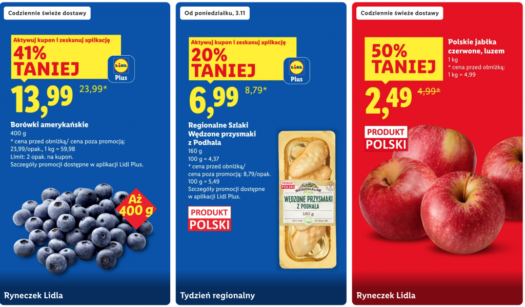 Koszyk pełen oszczędności w Lidlu: najlepsze promocje 3–5 listopada