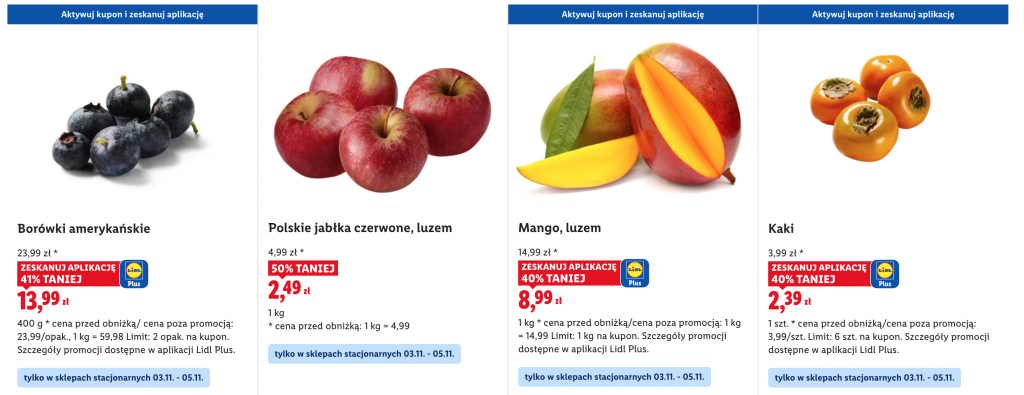 Koszyk pełen oszczędności w Lidlu: najlepsze promocje 3–5 listopada