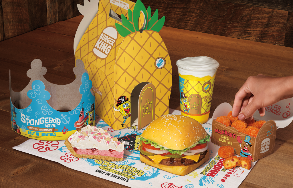 Burger King SpongeBob Menu: ceny, zabawki i dodatki