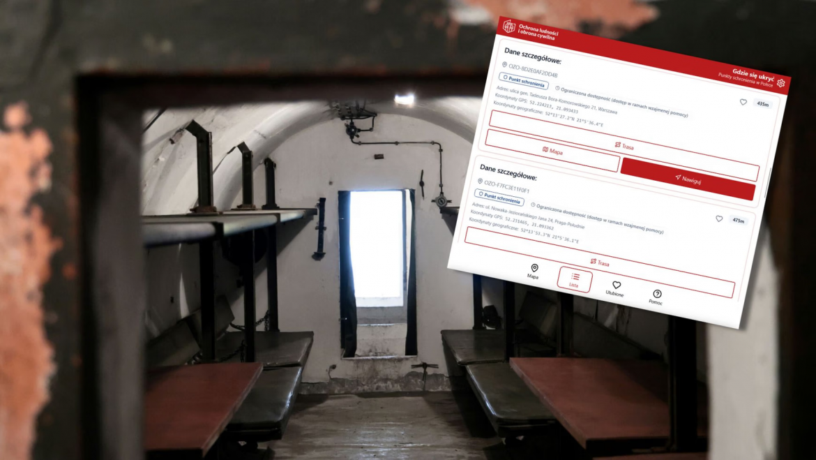 Nowa aplikacja „Gdzie się ukryć” pokaże miejsca schronienia w Polsce