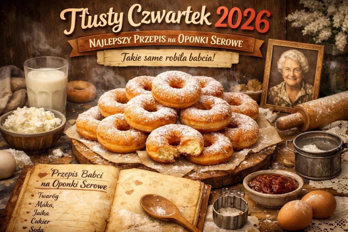 Tłusty czwartek 2026 – sprawdzony przepis na oponki serowe. Proste składniki, szybkie smażenie i smak dzieciństwa.