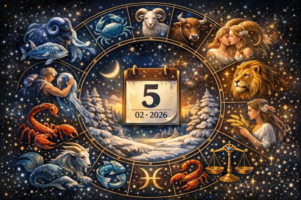 Horoskop na 5 lutego 2026 roku dla wszystkich znaków zodiaku – praca, miłość, pieniądze, samopoczucie