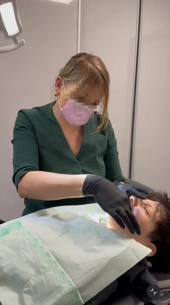 Rutkowski Junior u dentysty: klinika oznaczona i fala komentarzy