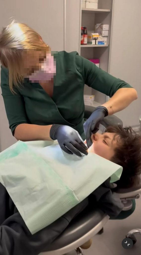 Rutkowski Junior u dentysty: klinika oznaczona i fala komentarzy