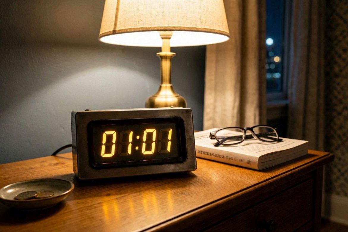 01:01 na zegarze — znaczenie lustrzanej godziny w numerologii
