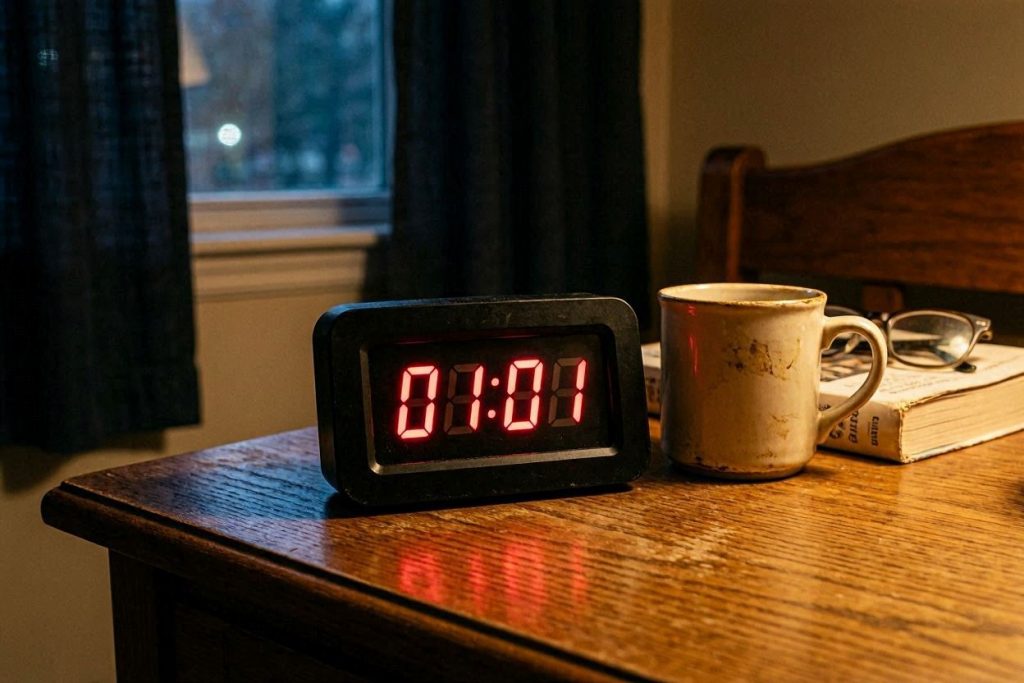 01:01 na zegarze — znaczenie lustrzanej godziny w numerologii
