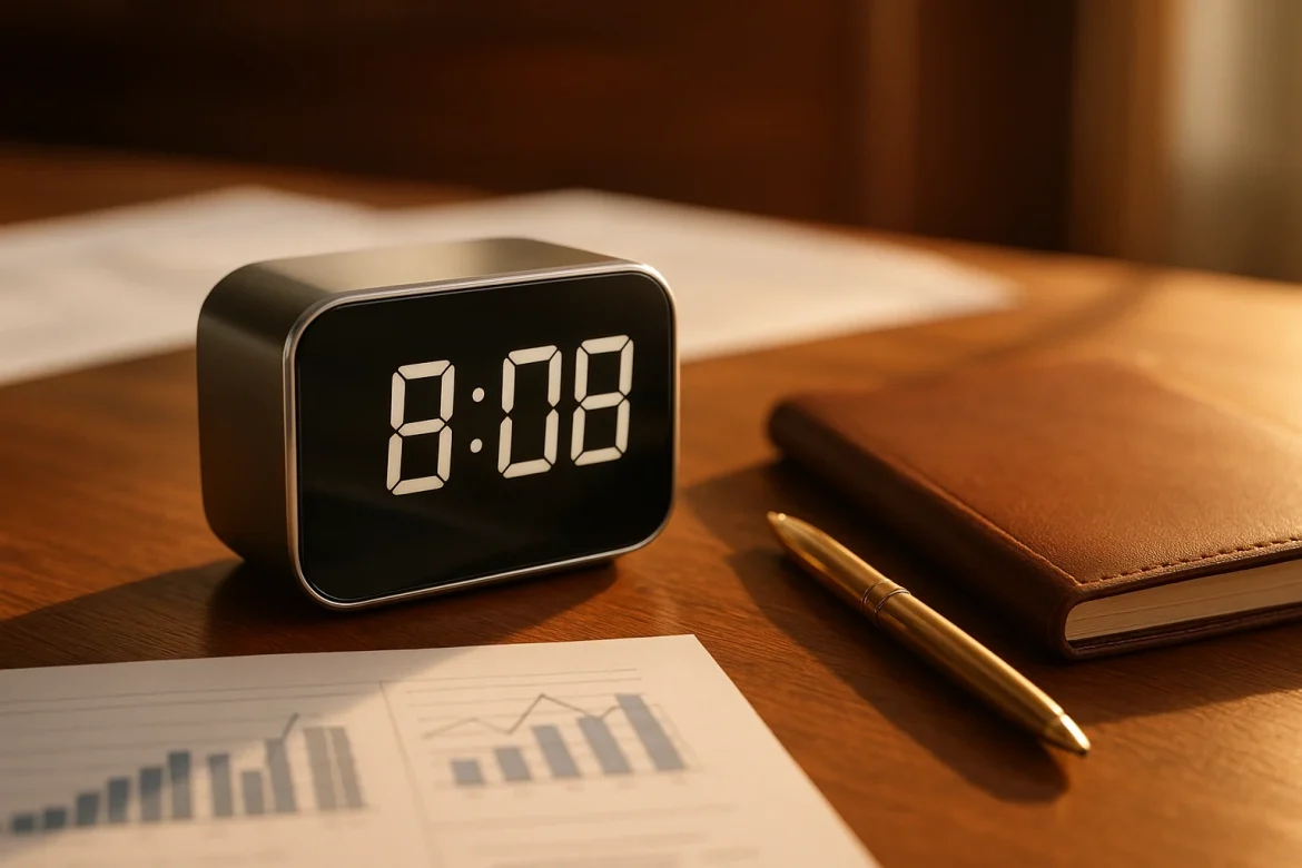 08:08 na zegarze — co oznacza ta lustrzana godzina w numerologii i przesłaniu aniołów