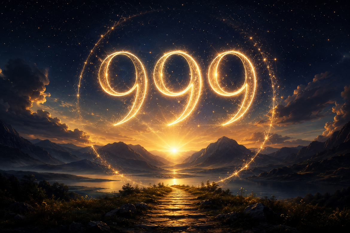 Liczba 999 — anielskie znaczenie i pełne odsłony