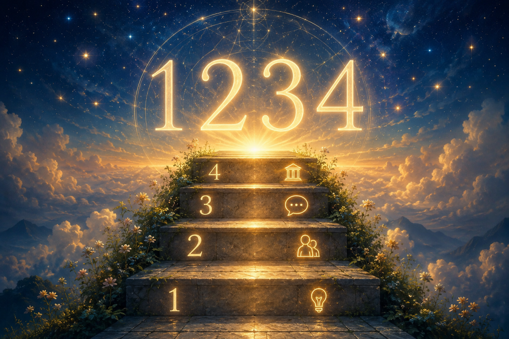 Liczba 1234 — anielskie znaczenie i pełne odsłony