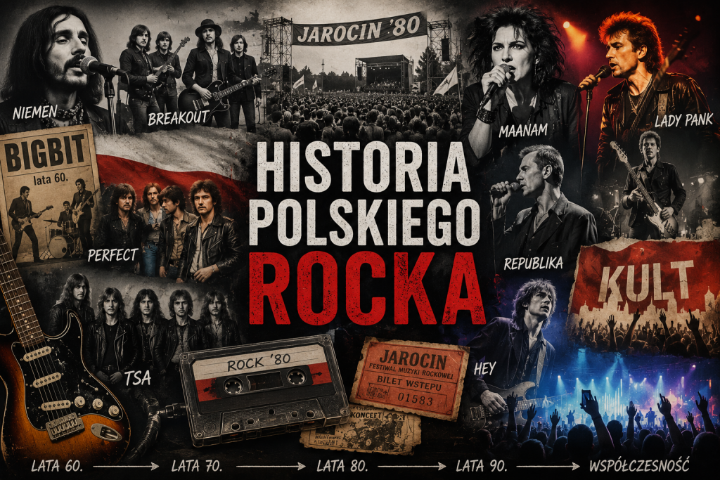 Historia polskiego rocka — najważniejsze etapy i zespoły