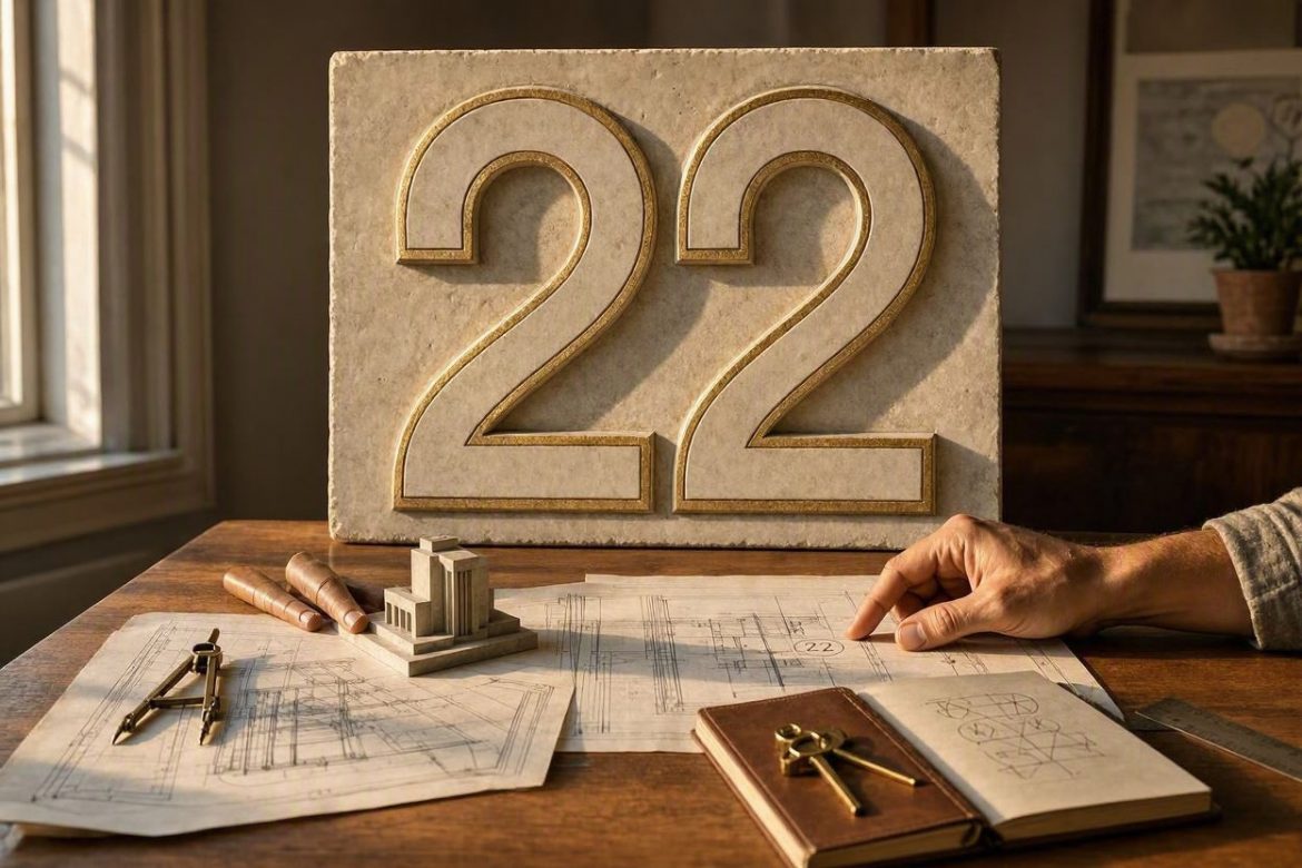 Liczba mistrzowska 22 w numerologii — moc budowniczego i jego misja