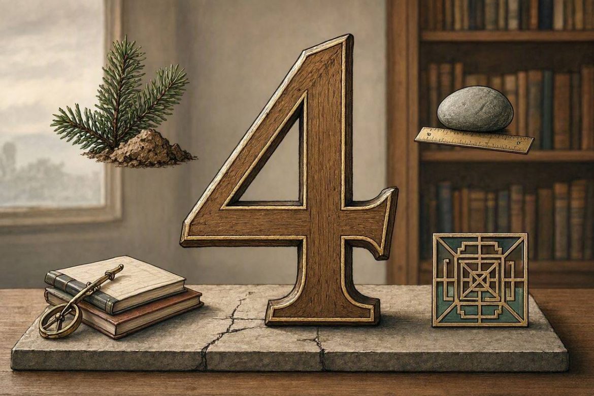Liczba 4 w numerologii — charakter, kariera i miłość Czwórki