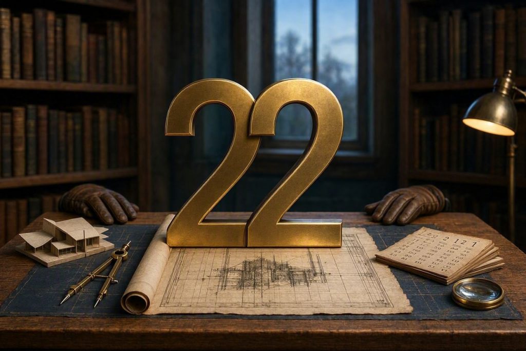 Liczba mistrzowska 22 w numerologii — moc budowniczego i jego misja